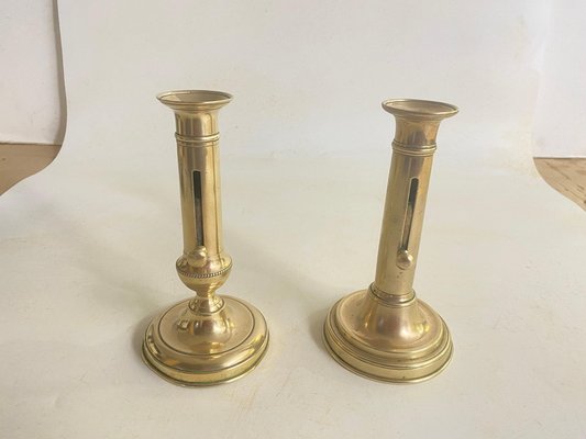 19th Century Gilt Bronze Candelabras, France, Set of 2-UR-1761236