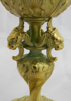 19th Century Gilt Bronze Ewer Decorative Pitcher-RIU-589485