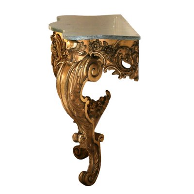 19th Century Giltwood Console Table-WMV-1433244