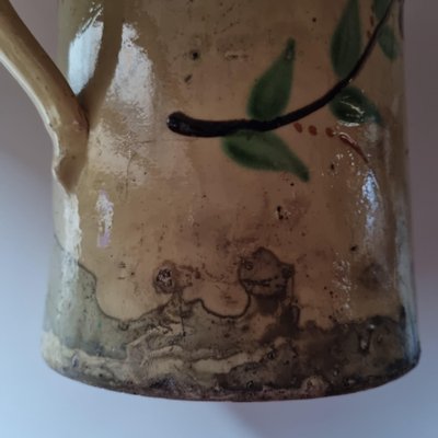 19th Century Glazed Earthenware Savoie Pitcher-GSF-1811560