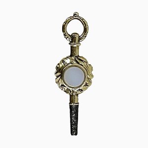 19th Century Gold Watch-Key with Double Colour Agate-UCH-1426011