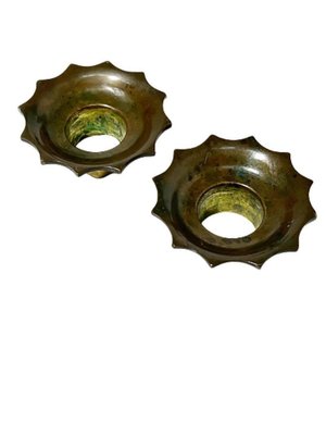 19th Century Gothic Style Bronze Candleholders, Set of 2-UCH-1224407