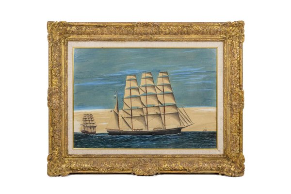 19th Century Gouache Figuring a Marine by Raphaël Rispoli-CEJ-773103