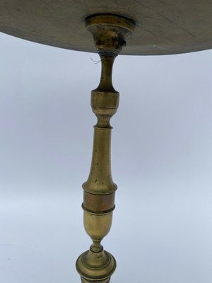 19th Century Gueridon Table in Bronze & Brass-QKG-1363708