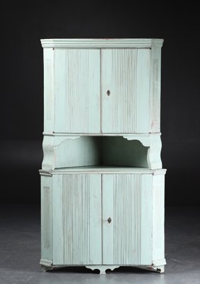 19th Century Gustavian Corner Cabinet-VAP-824200