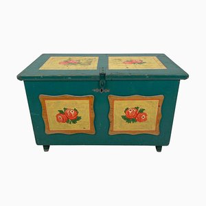 19th Century Hand Painted Chest or Trunk-TZ-1326551