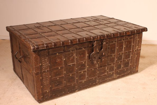 19th Century Indian Rajasthan Chest or Coffee Table-HPU-730062