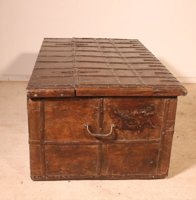 19th Century Indian Rajasthan Chest or Coffee Table-HPU-730062