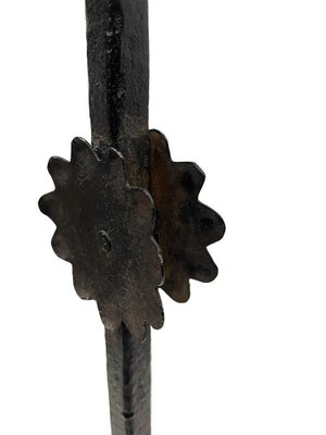 19th Century Iron Floor Candleholders, Set of 2-UCH-1740150