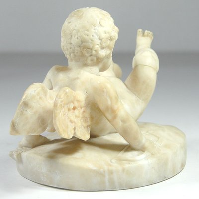 19th Century Italian Alabaster Cherub-GIW-1413763