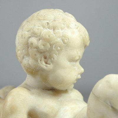 19th Century Italian Alabaster Cherub-GIW-1413763