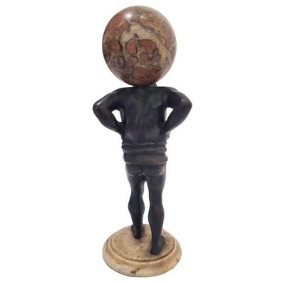 19th-Century Italian Bronze Statue of Atlas-ZCI-752739