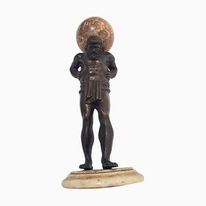 19th-Century Italian Bronze Statue of Atlas-ZCI-752739