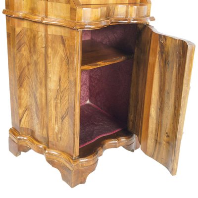 19th Century Italian Burl Walnut Secretaire from Bovolone-NJV-708573