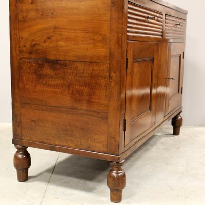 19th Century Italian Charles X Sideboard in Walnut-UMS-1727746