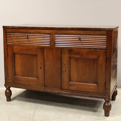 19th Century Italian Charles X Sideboard in Walnut-UMS-1727746