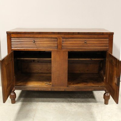 19th Century Italian Charles X Sideboard in Walnut-UMS-1727746