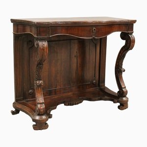 19th Century Italian Charles X Walnut Console-UMS-1245305