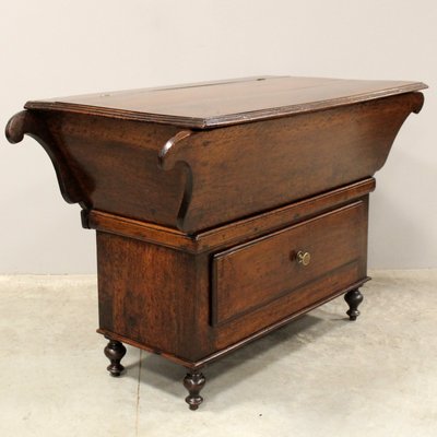 19th Century Italian Cupboard-Chest in Walnut-UMS-2020482