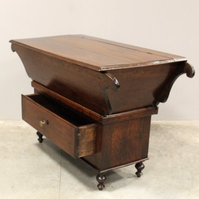 19th Century Italian Cupboard-Chest in Walnut-UMS-2020482