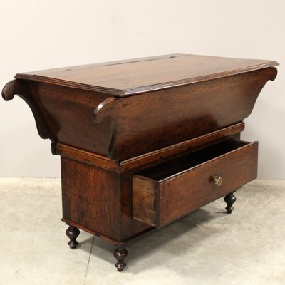 19th Century Italian Cupboard-Chest in Walnut-UMS-2020482