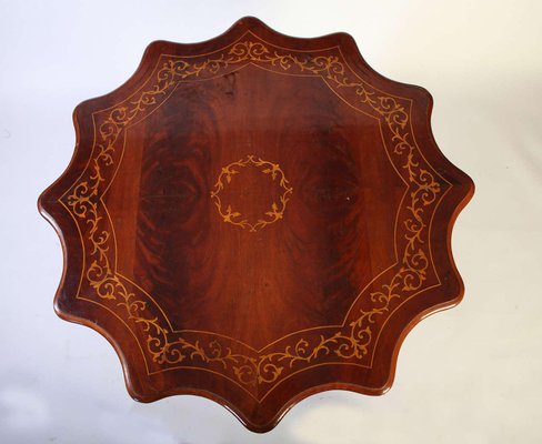 19th Century Italian Inlaid Center Table, 1840s-MBH-1032108