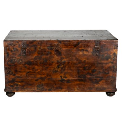 19th-Century Italian Solid Wood Trunk-RAQ-394719