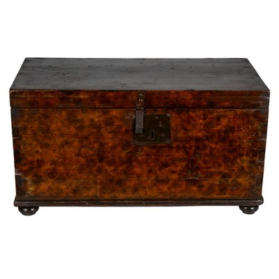 19th-Century Italian Solid Wood Trunk-RAQ-394719