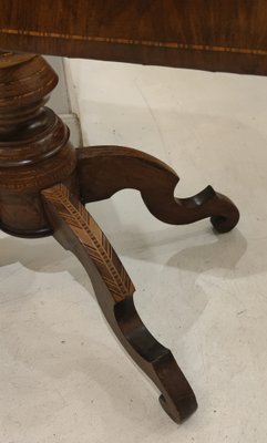 19th Century Italian Walnut Tilt-Top Side Table-RFP-1378345