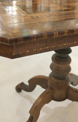 19th Century Italian Walnut Tilt-Top Side Table-RFP-1378345