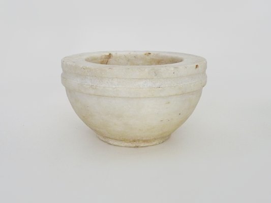 19th Century ivory Marble Mortar-MZP-2019787