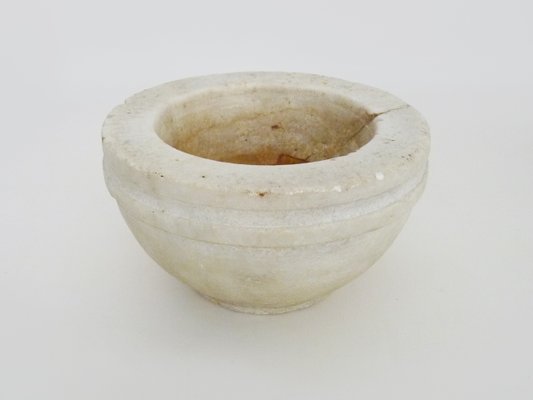 19th Century ivory Marble Mortar-MZP-2019787