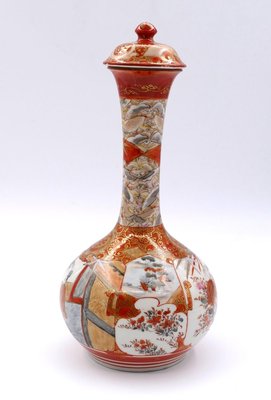 19th-Century Japanese Kutani Vases, Set of 3-ZCI-752300