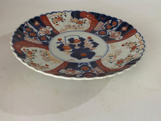 19th Century Japanese Scalloped Imari Porcelain Dish-UR-1741869