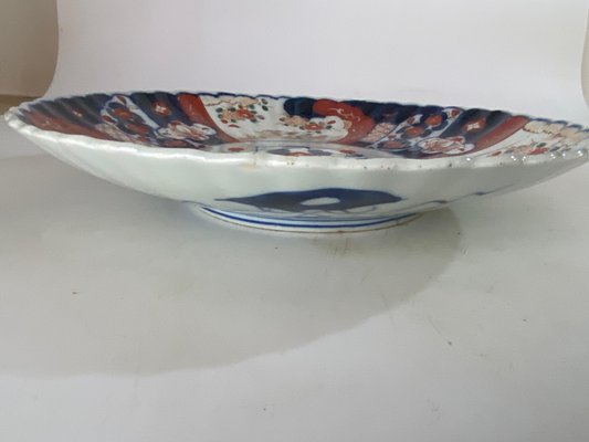 19th Century Japanese Scalloped Imari Porcelain Dish-UR-1741869