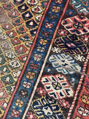 19th Century Kurdish Distressed Rug-YMM-1823273