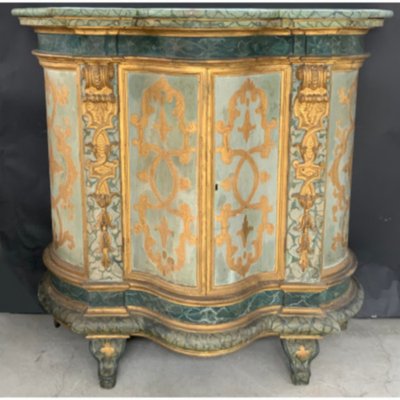 19th Century Lacquered and Gilded Support Buffet-SYQ-1123144