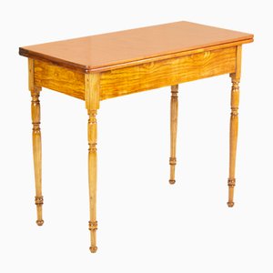 19th Century Late Biedermeier Ash Wood Game Table-WFJ-1345083