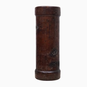 19th Century Leather Cordite Carrier or Umbrella Stand-GCG-1076046