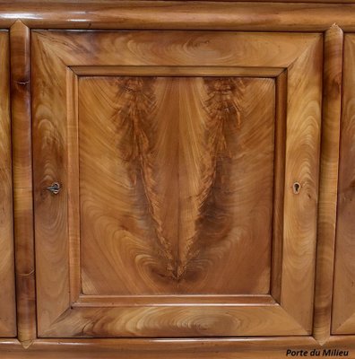 19th Century Louis Philippe Style Solid Cherrywood Sideboard-RVK-733095