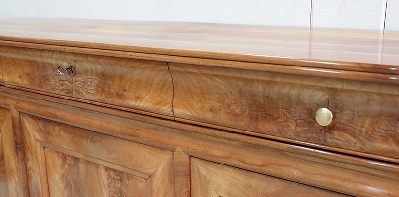 19th Century Louis Philippe Style Solid Cherrywood Sideboard-RVK-733095