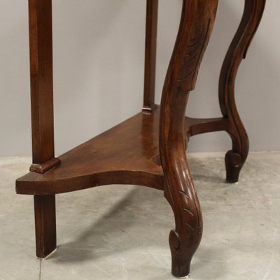 19th Century Louis Philippe Walnut Console, Italy-UMS-1240501