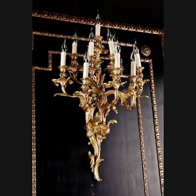 19th Century Louis XV Lighted Luminaire Wall Light-FLW-1402360