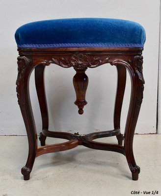 19th Century Louis XV Style Adjustable Piano Stool-RVK-708496