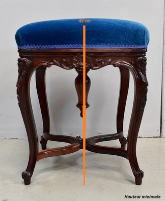 19th Century Louis XV Style Adjustable Piano Stool-RVK-708496