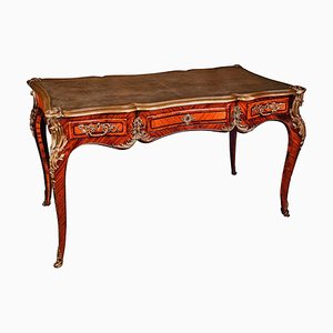 19th Century Louis XV Style Bureau Plat Writing Table-FLW-1401861