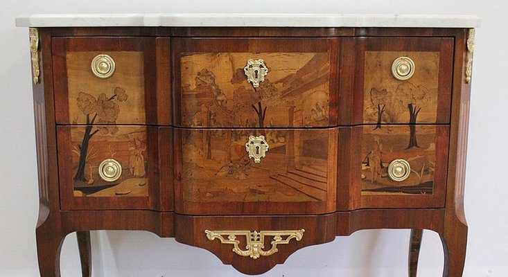 19th Century Louis XV Style Chest of Drawers-RVK-959746