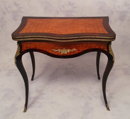 19th Century Louis XV Style Rosewood Game Table-BSB-929116