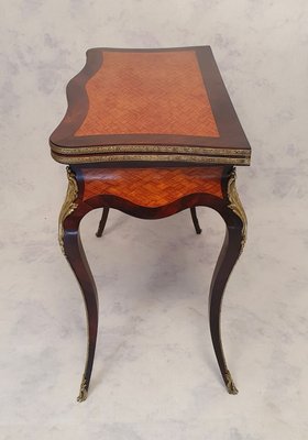 19th Century Louis XV Style Rosewood Game Table-BSB-929116