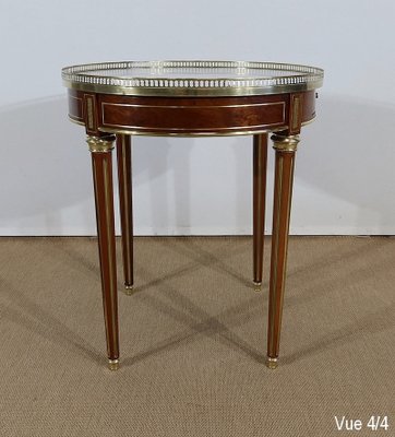 19th Century Louis XVI Carrara Marble & Wood Table-RVK-1240056